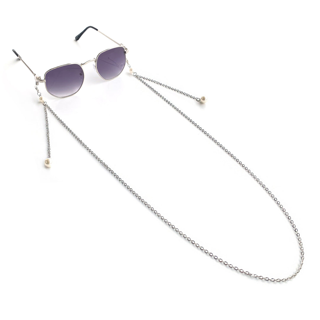 Elegant Pearl-Enhanced Eyewear Chain Bowlift