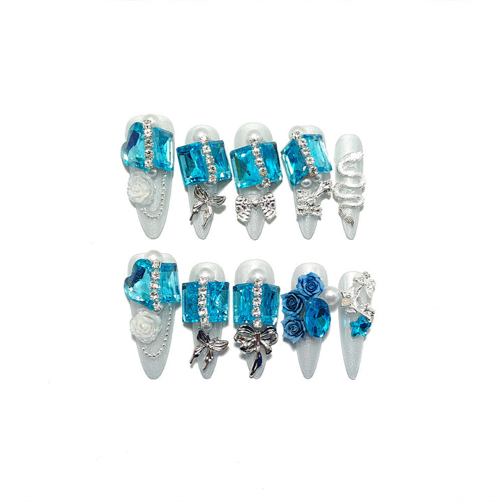 Nail Art Set with Glamorous Decorations Bowlift