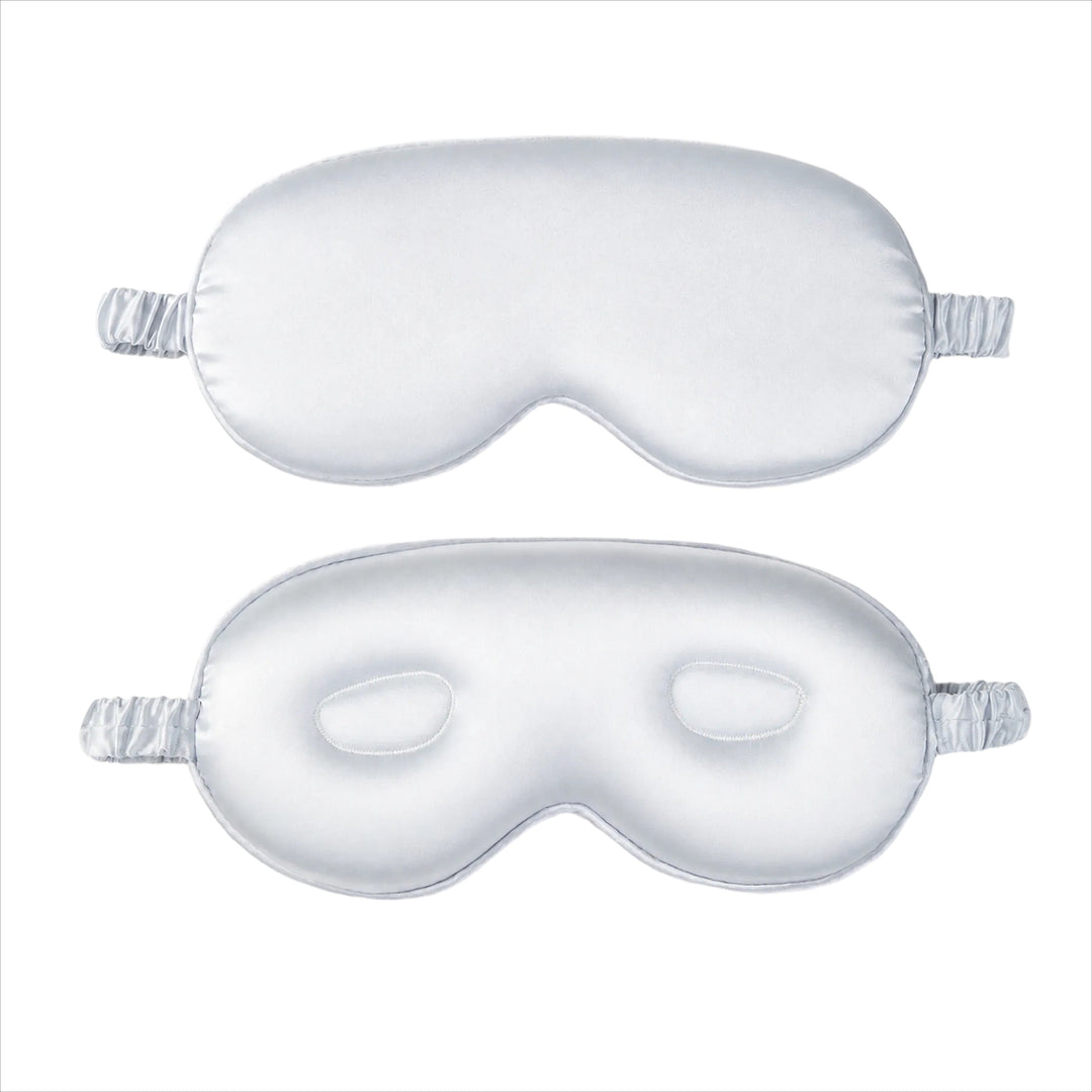 Unisex nano 3D-eye mask with distance chambers for eyelash protection and elastic comfort band Bowlift