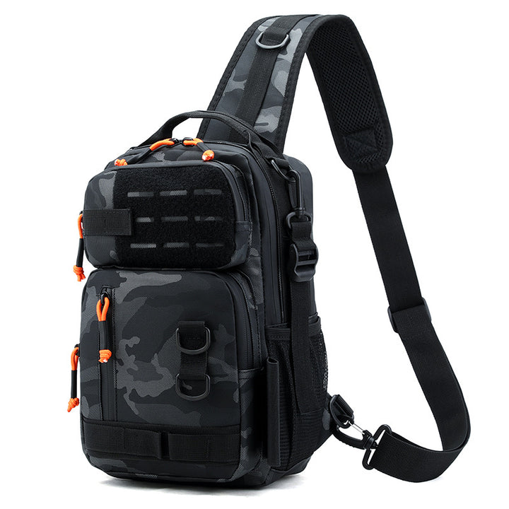 Multi-Compartment Tactical Sling Bag Bowlift