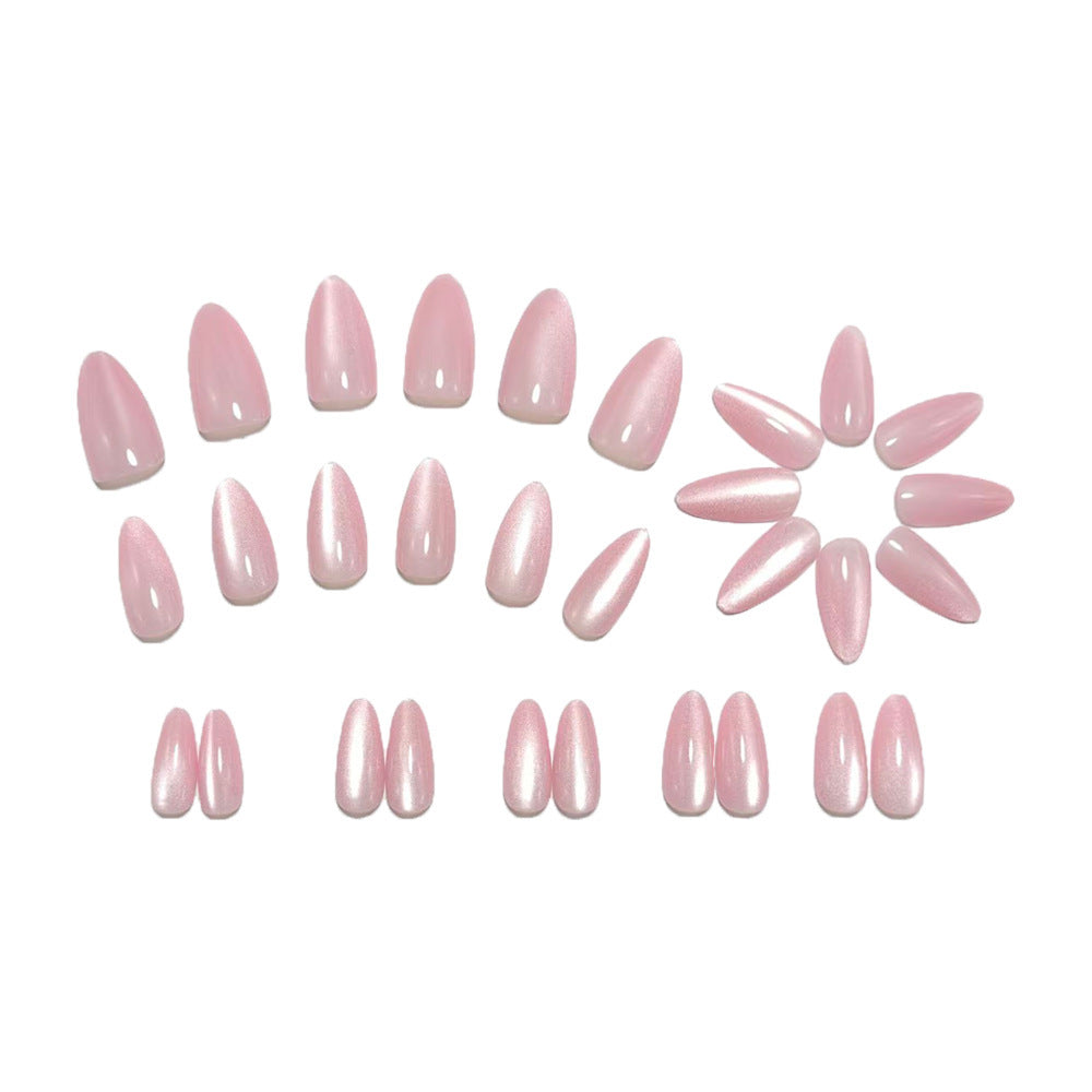 Artificial nails with elegant high gloss and pointed design Bowlift