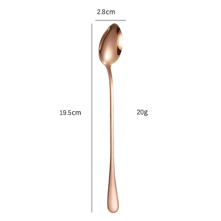 Elegant teaspoon with polished gold surface Bowlift