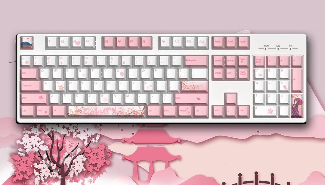 Ocean-Themed Mechanical Keyboard Bowlift