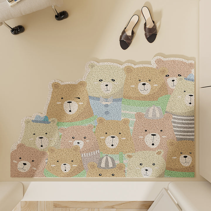 Bear-Themed Playful Area Mat