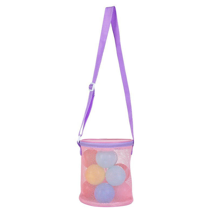 Versatile Beach Bag In Airy Mesh Design Bowlift