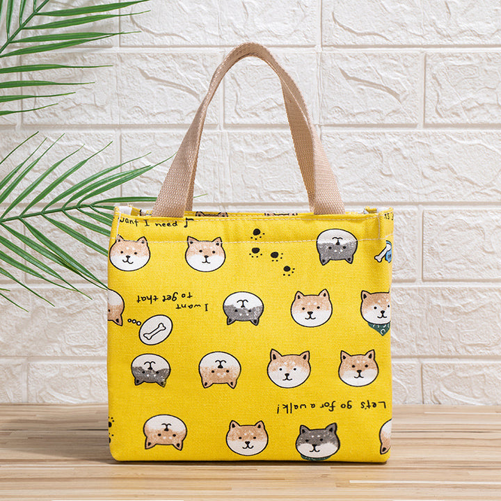 Cute Cat Print Tote Bag Bowlift