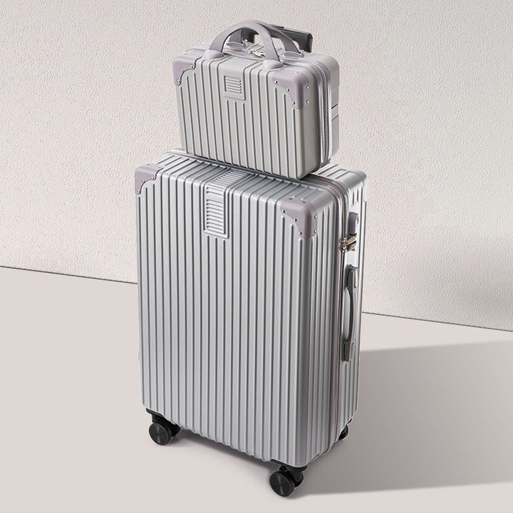 Unisex Ultra-Durable Textured Hardshell Carry-On Suitcase Bowlift