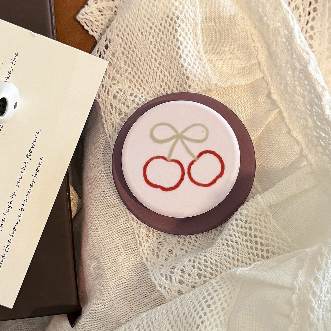 Coaster with cherry motif Bowlift