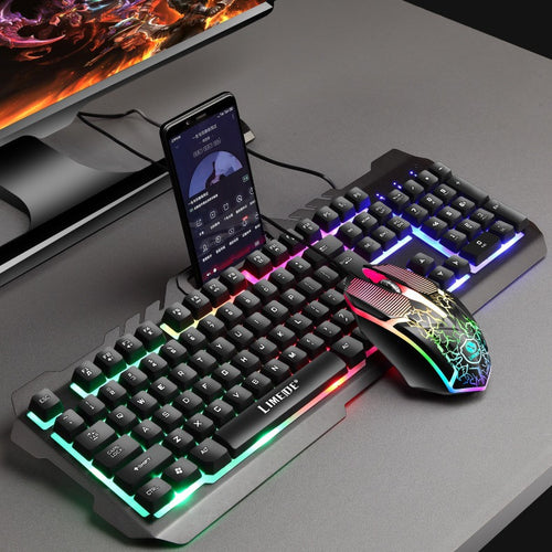 Mechanical Gaming Keyboard and High-Performance RGB Mouse Combo Bowlift
