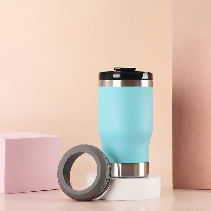 Women Insulated Coffee Mug with non-slip silicone base Bowlift