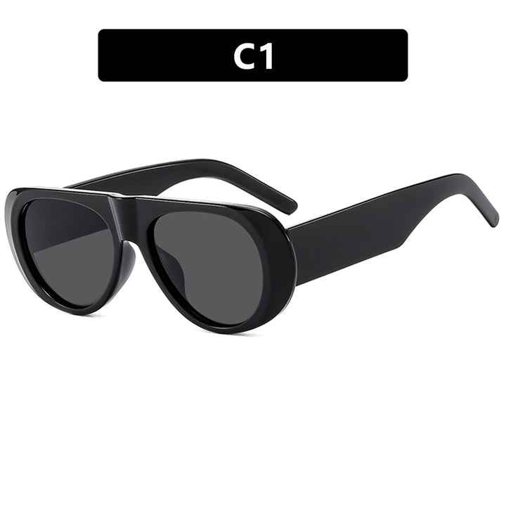 Women's fashionable sunglasses with futuristic design and polarized lenses Bowlift