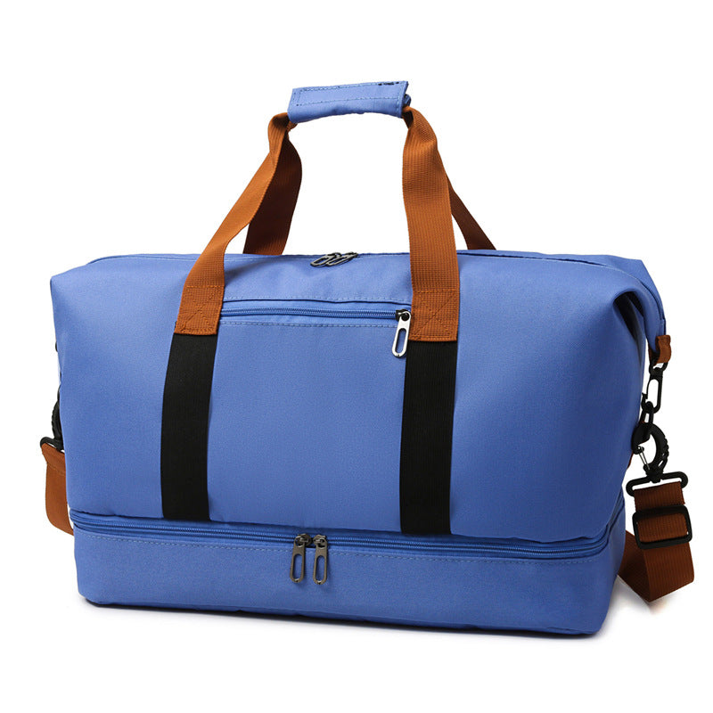 Sporty travel bag with sturdy carrying handles and adjustable shoulder strap Bowlift