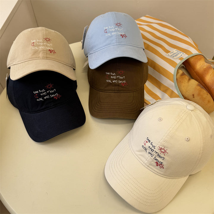 Women's Casual Embroidered Dad Cap Bowlift