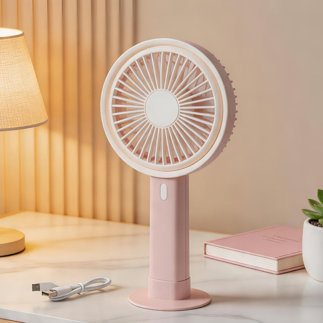 Portable USB Table Fan with Flexible Tilt Adjustment Bowlift