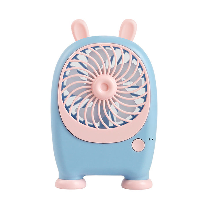 Women's portable handheld fan in playful rabbit design Bowlift
