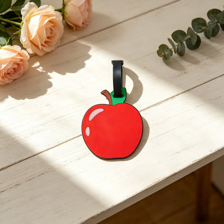 Fun Apple Shaped Luggage Tag Bowlift