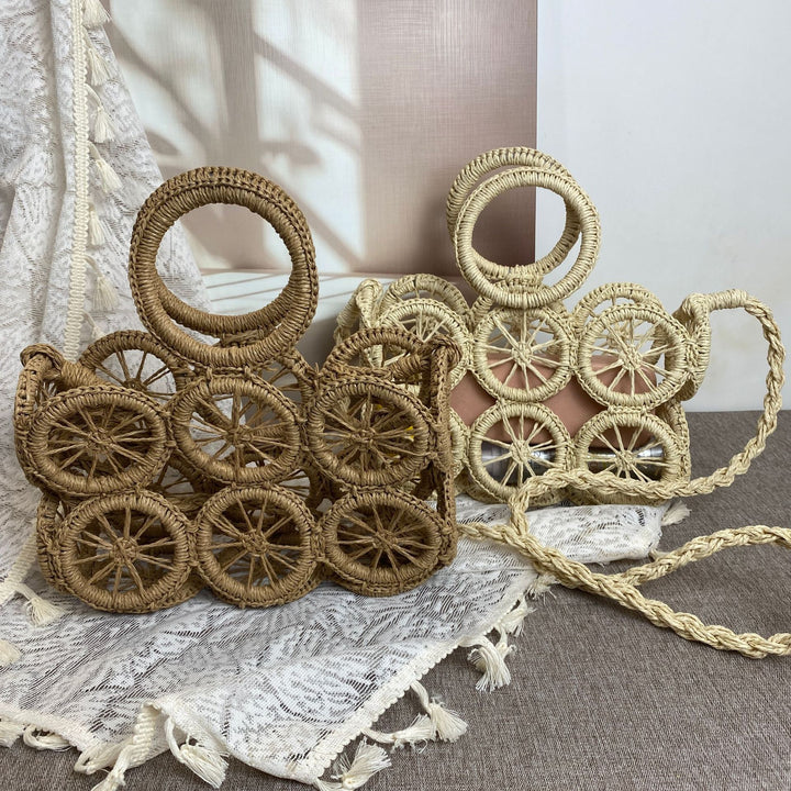 Basket bag with Unique Wheel Design Bowlift