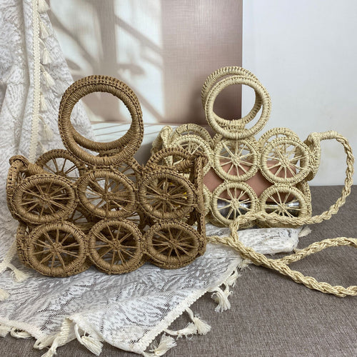 Basket bag with Unique Wheel Design Bowlift