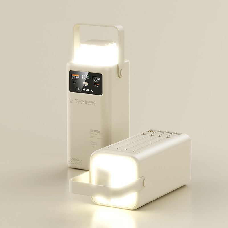 portable fast charger with LED lighting Bowlift