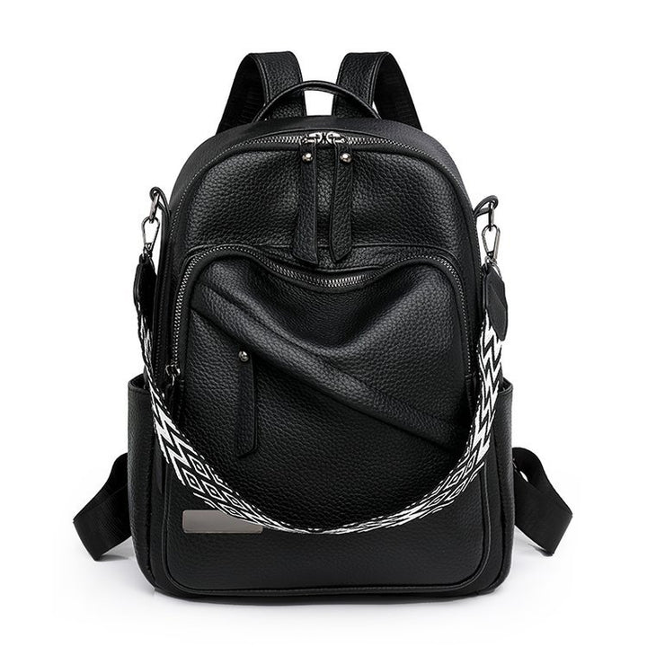 Stylish Leather Backpack Bowlift