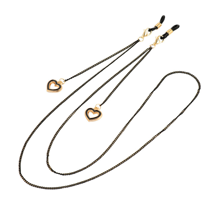 Heart Charm Eyewear Chain Bowlift