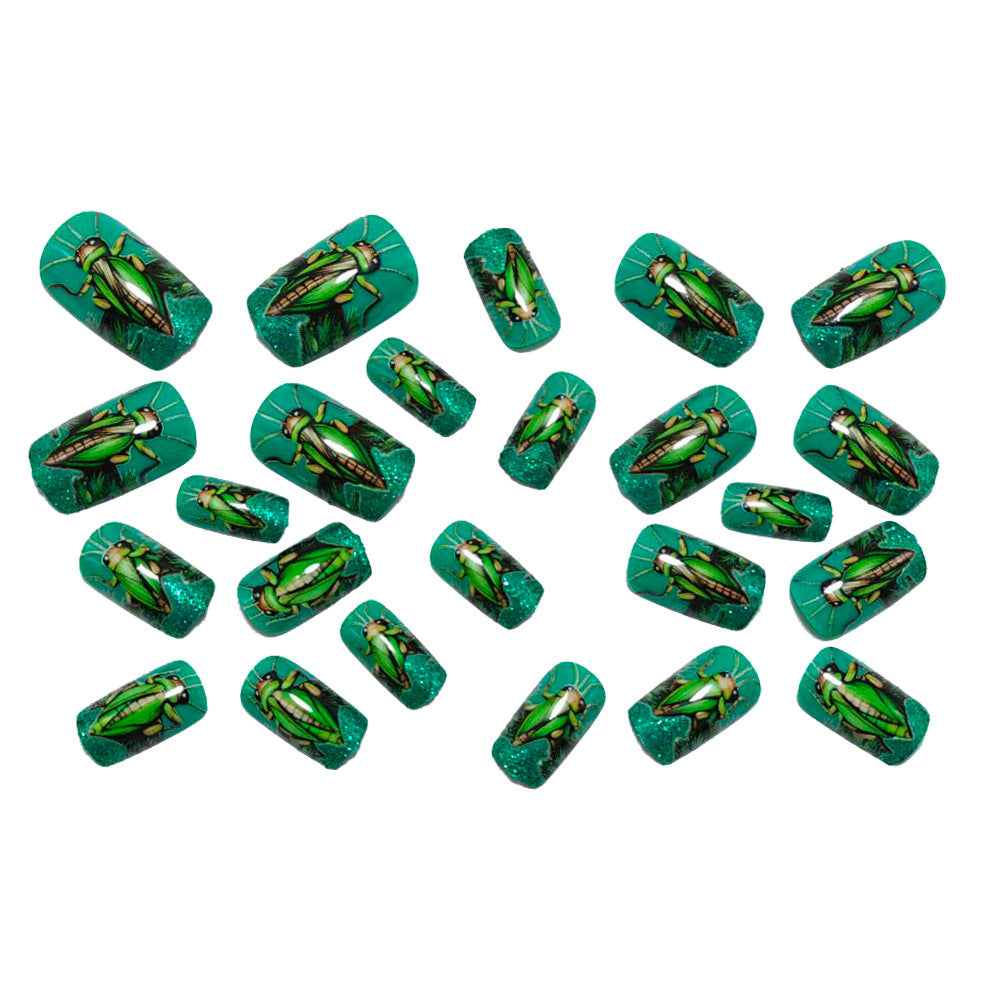 Artificial nails with creative grilling design Bowlift