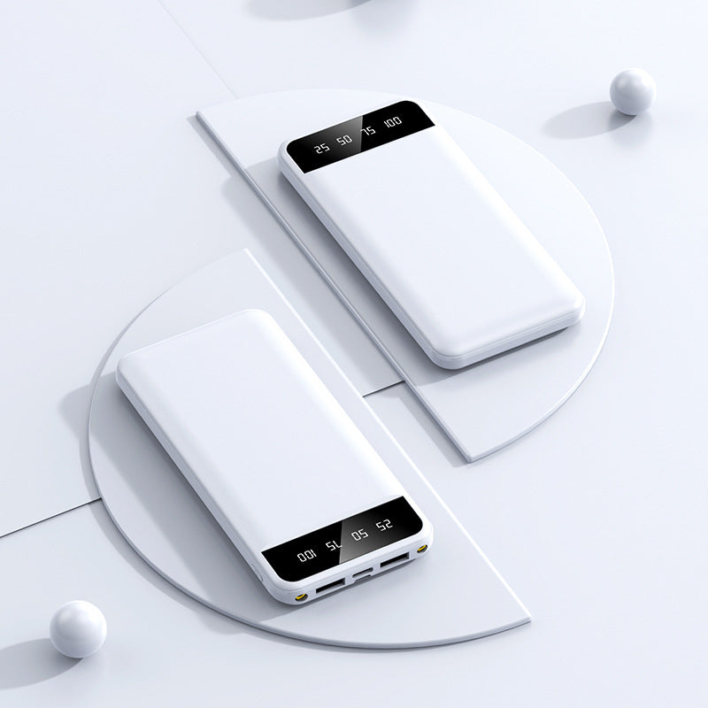 Portable power bank with intelligent LED display Bowlift
