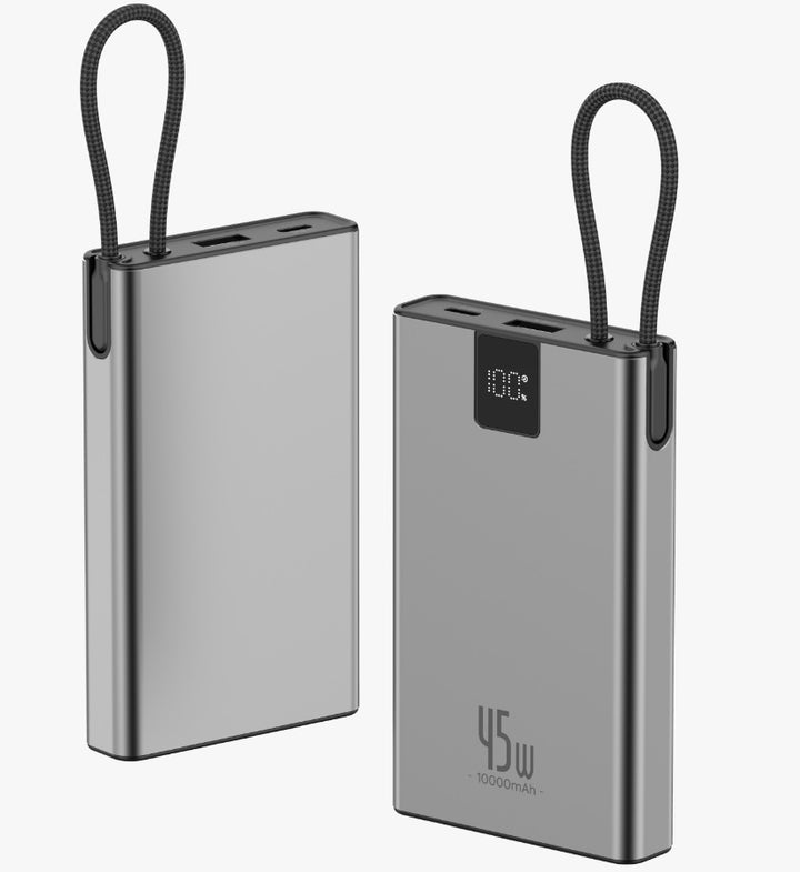 Portable high-performance power bank with smart charging display and USB-C connection Bowlift
