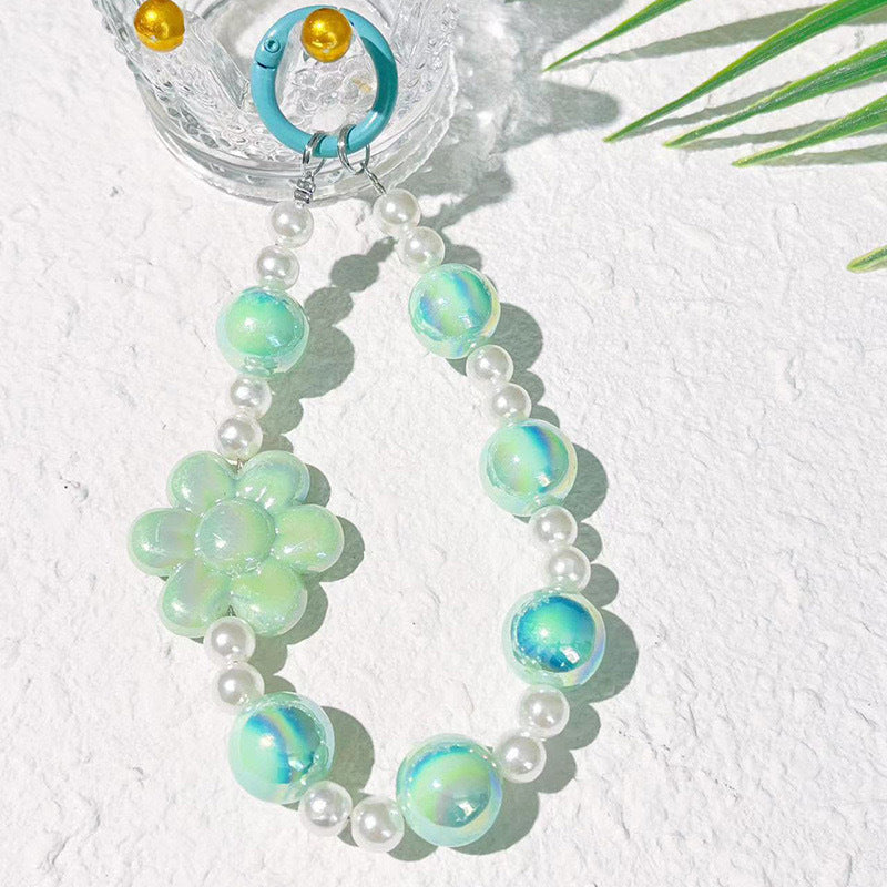 Floral Beaded Phone Chain Bowlift