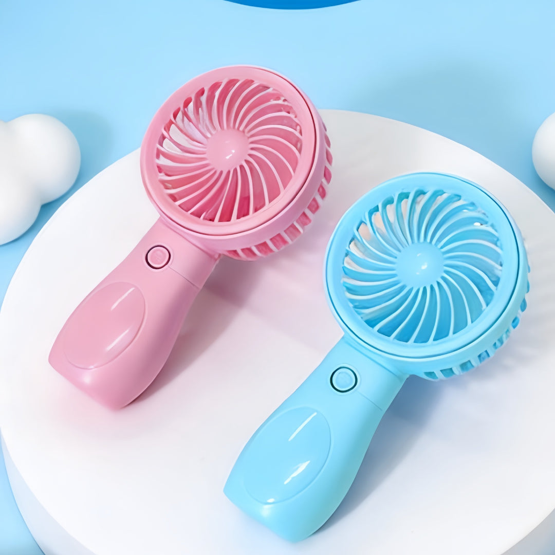 Portable handheld fan with powerful battery operation and variable speed control Bowlift