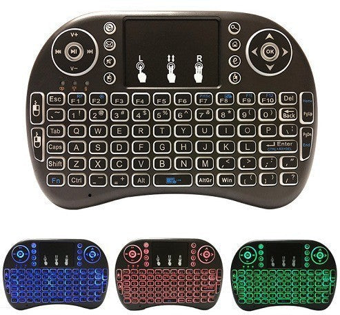 Backlit Wireless Mini Keyboard with Touchpad Bowlift