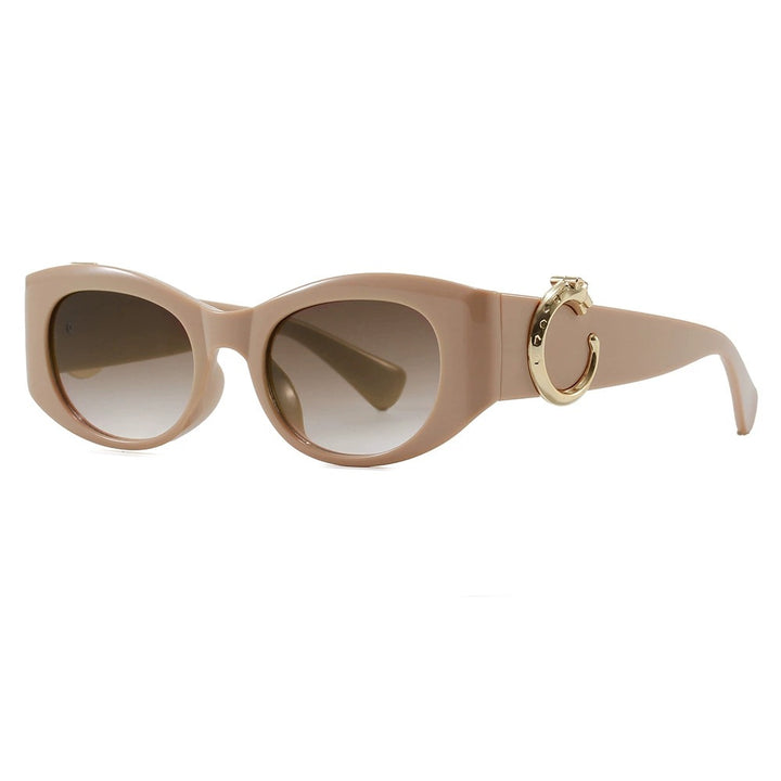 Women's elegant Cat-Eye sunglasses with golden details Bowlift