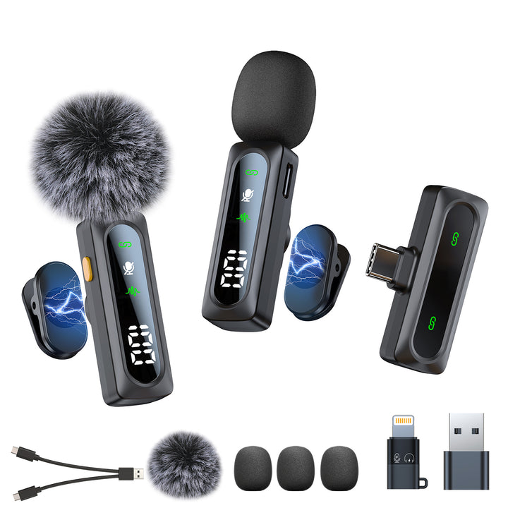 Wireless Microphone Set By Bowlift