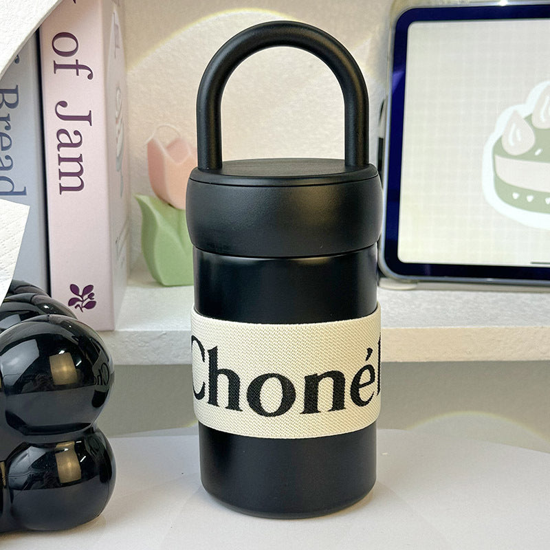 Ladies Insulated Water Bottle with Ergonomic Carrying Handle Bowlift