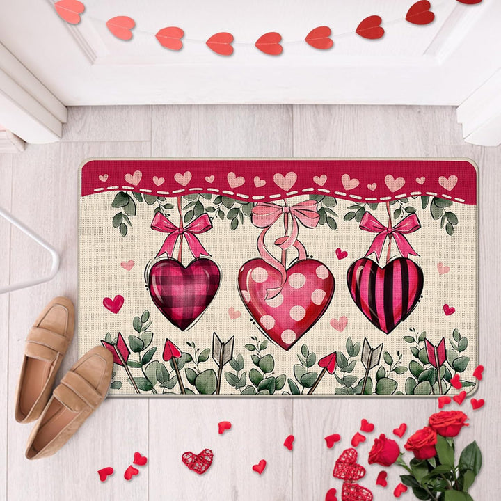 Romantic Floral Welcome Mat Bowlift