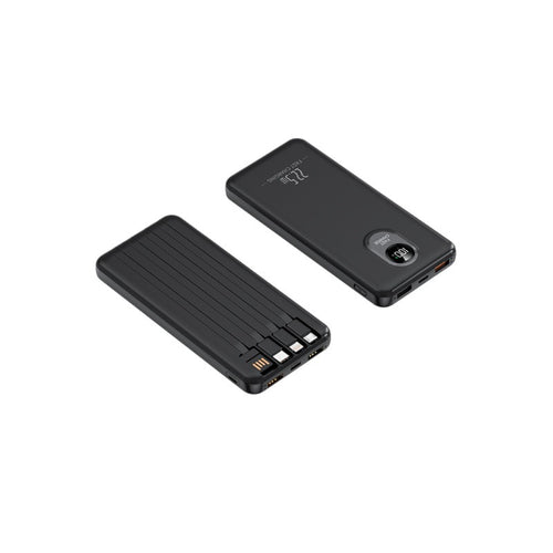 Powerful power bank with multifunctional charging port and smart LED display Bowlift