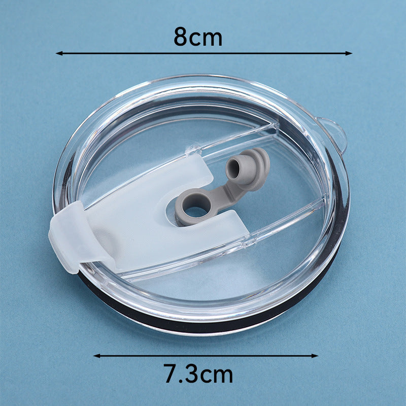 Spillproof Replacement Insulated Tumbler Lid With Silicone Gasket Flip Drinking Cover