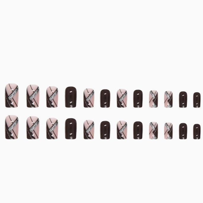 Geometric Nail Art Design Bowlift