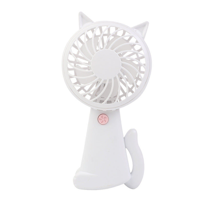Women's Portable Hand Fan in Cat Design Bowlift