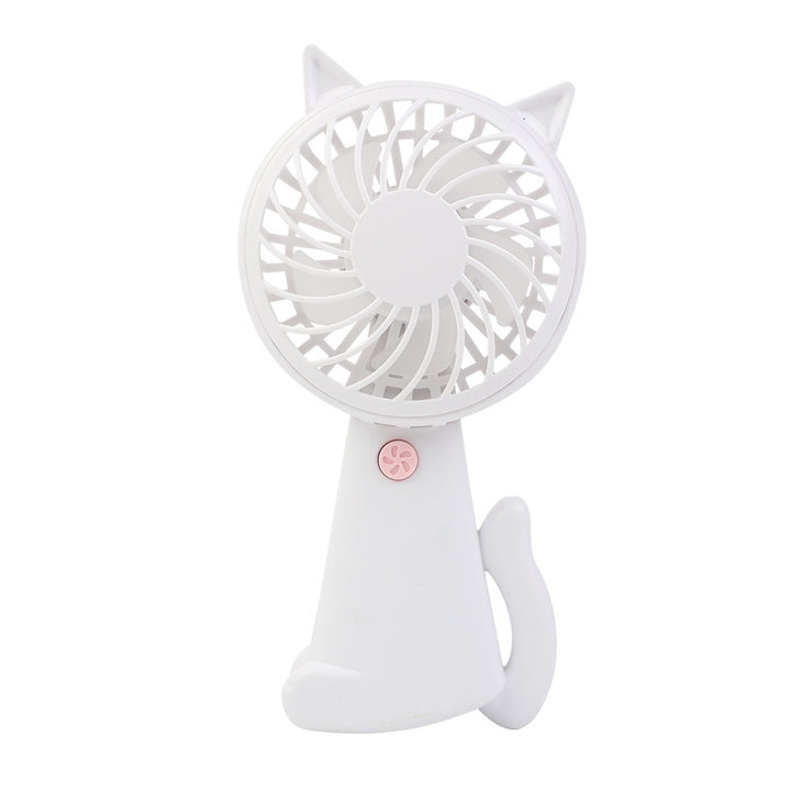Women's Portable Hand Fan in Cat Design Bowlift
