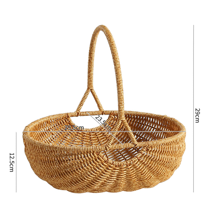Handwoven Decorative Carrying Basket Bowlift