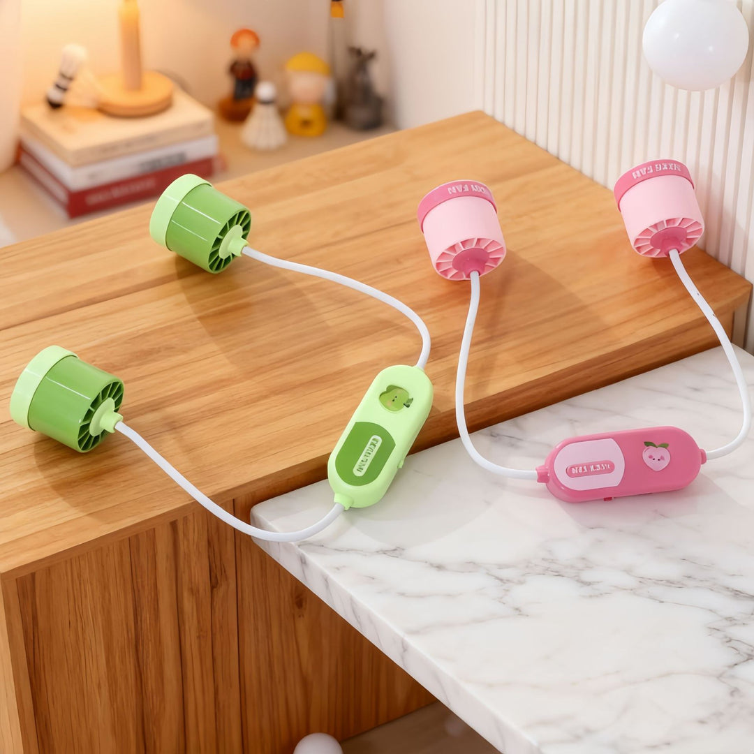 Women Portable Neck Fan with Flexible Design Bowlift
