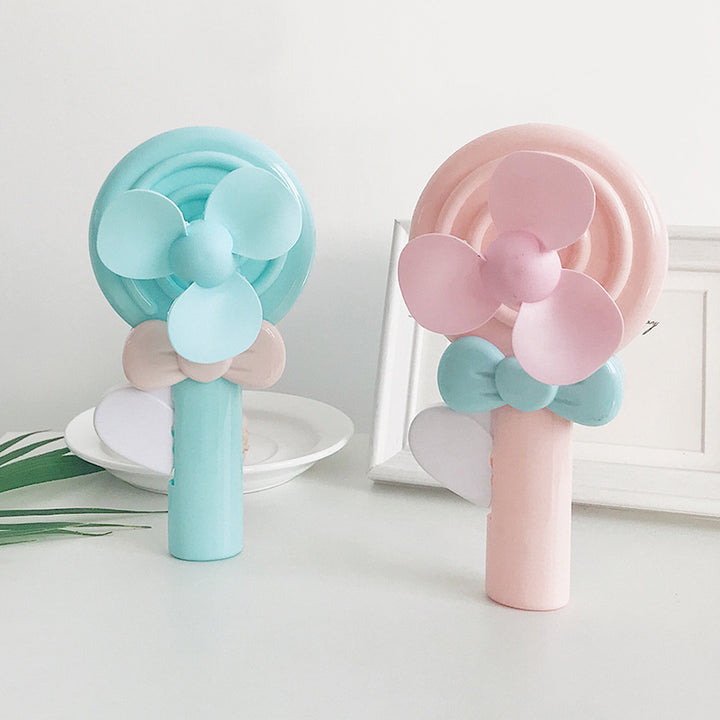 Ladies Portable Handheld Fan in Candy Design Bowlift