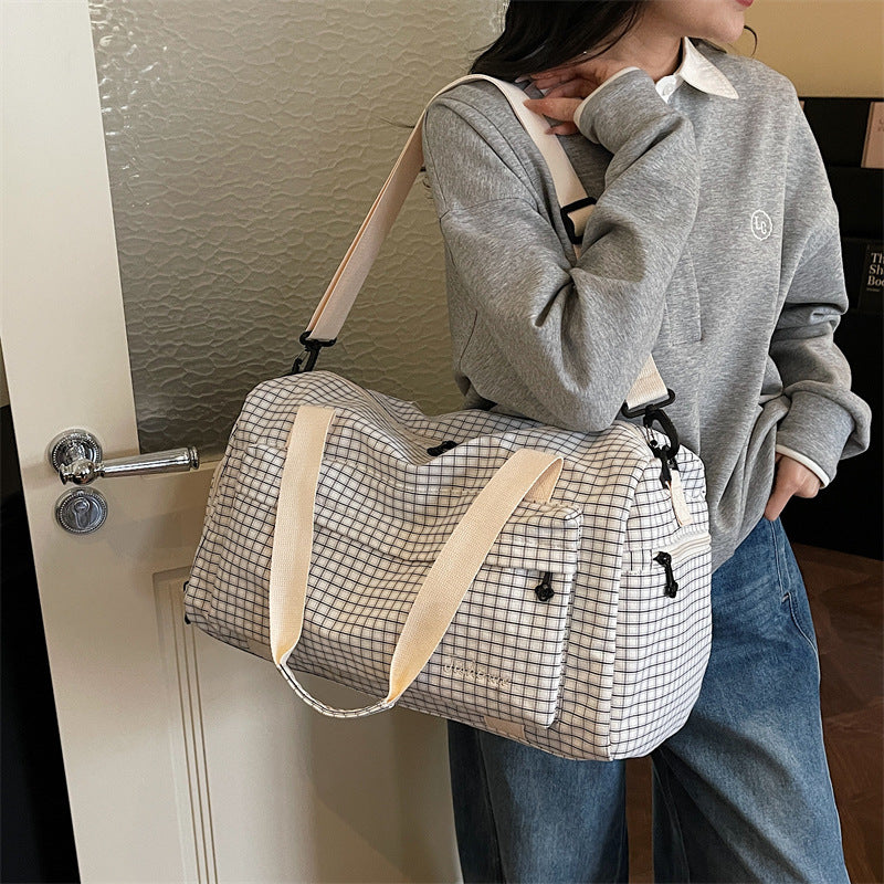 Stylish Patterned Travel Duffle Bag Bowlift
