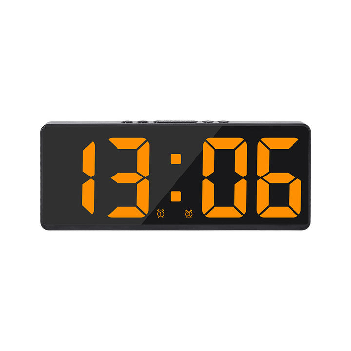 Digital LED alarm clock with large, light blue display and snooze function Bowlift
