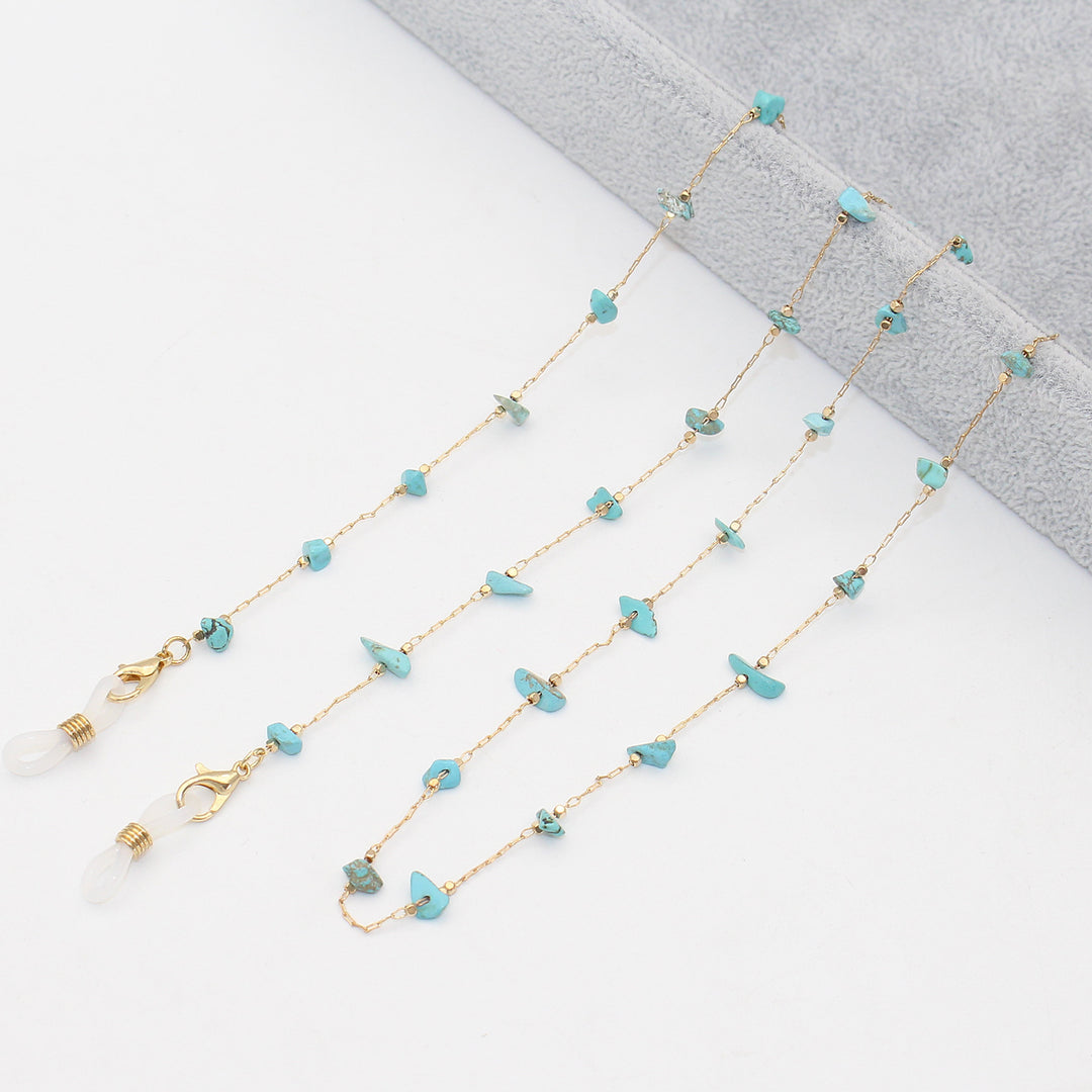 Elegant Crystal-Embellished Eyewear Chain Bowlift