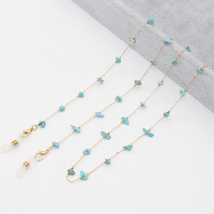 Elegant Crystal-Embellished Eyewear Chain Bowlift