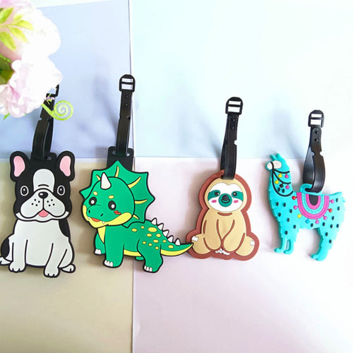 Unisex Luggage Tag in Llama Design Bowlift