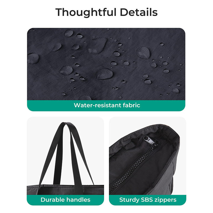 Spacious tote bag with side pockets Bowlift
