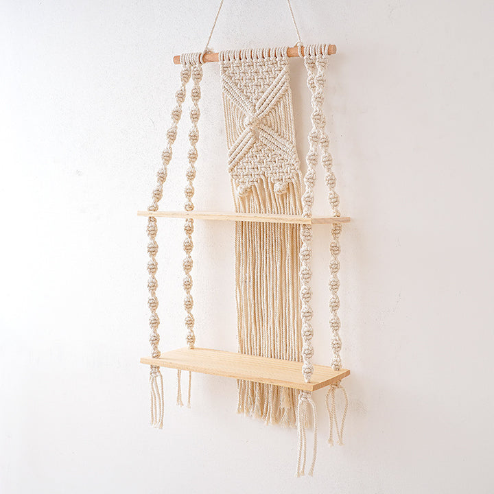 Decorative Macramé Wall Shelf Bowlift